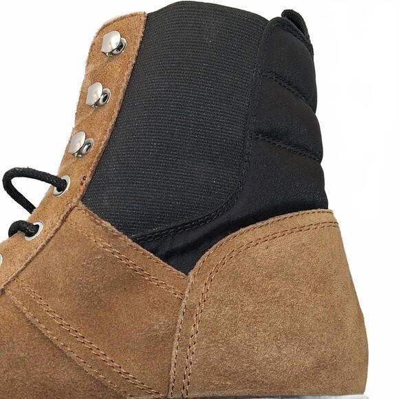 Marc Fisher Sashia Platform Combat Boot Womans Size 8 suede - Picture 6 of 8